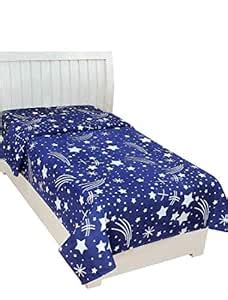 Trendz Home Furnishing 3D Printed Microfiber 144 Tc Single Topsheet Cum ...