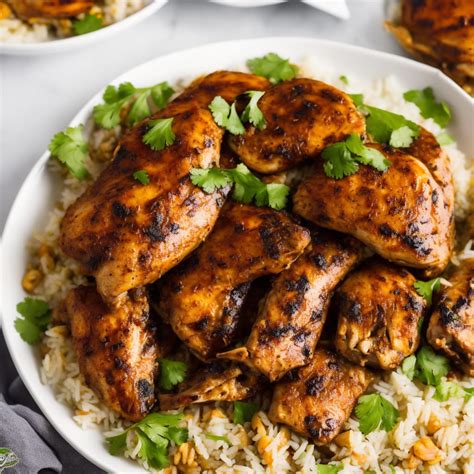 Jerk Chicken And Rice And Peas
