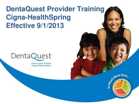 PPT - DentaQuest Provider Training Cigna-HealthSpring Effective 9/1 ...