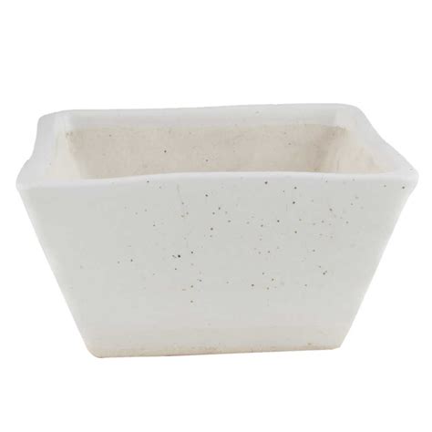 Hand made White Ceramic Indoor Planter