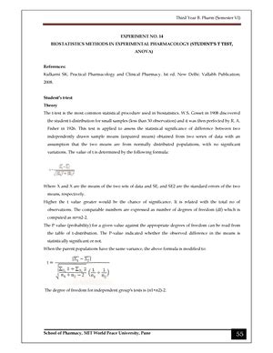 Pv by shrutika Dasture - Pharmacy Practice - Studocu