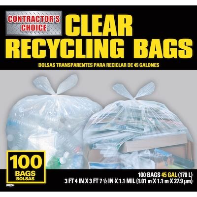 Clear Trash Bags at Lowes.com