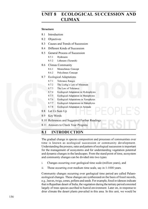 Unit-8 - Fundamentals of ecology - Fundamentals of Ecology UNIT 8 ...