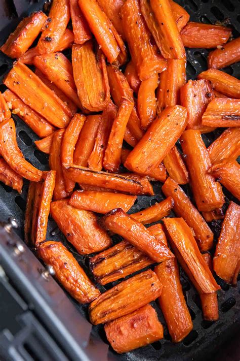 Air Fryer Carrots with Honey Garlic Butter - Kristine's Kitchen