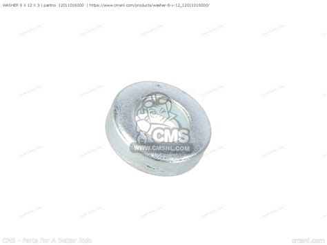 12011016000: WASHER 6 X 12 X 3 KTM - buy the 12011016000 at CMSNL