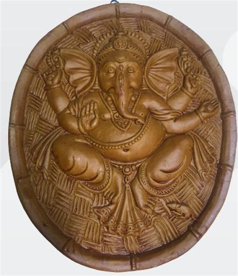 SMC home Decor Lord Ganesha Idol Handmade Terracotta or Earthenware for ...