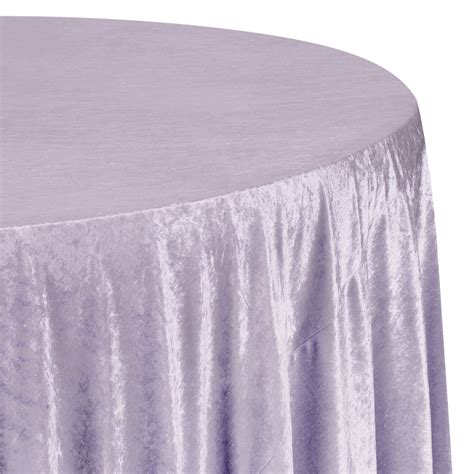 Velvet 120" Round Tablecloth - Wisteria- CV Linens