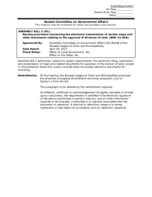 Fillable Online Bill Page for AB 3 (R1). Bill Page for AB 3 (R1) Fax ...