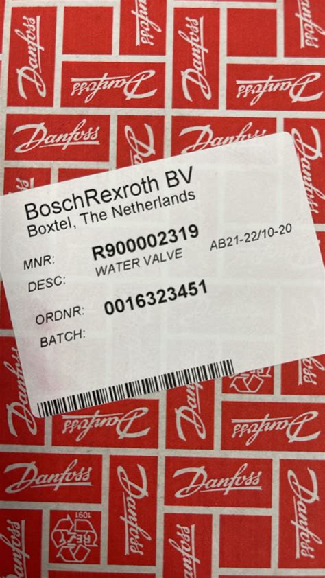 Danfoss Water Valve AB21-22/10-20 R900002319 AVTA20 003N3212 ...