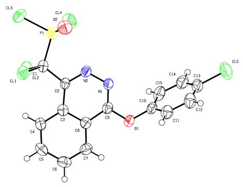Dichloro{4-(4-chlorophenoxy)phthalazin-1-yl} methylphosphonic dichloride