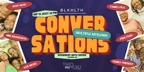BLKHLTH Conversations: Multiple Myeloma, Woodruff Arts Center, Atlanta ...