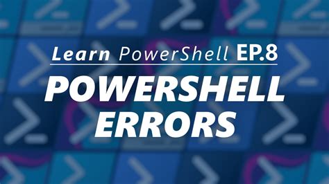 PowerShell Handling Errors 的图像结果