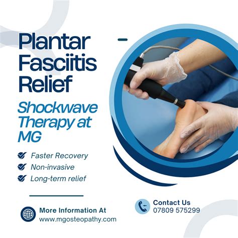 Shockwave Therapy for Plantar Fasciitis at MG Osteopathy