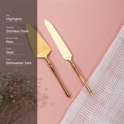 Buy Cake Server Set Online with Curvy Handles Online - Nestroots