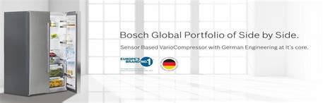 Bosch 618 L Frost Free Side-by-Side Refrigerator(KAN56V40NE, Inox ...