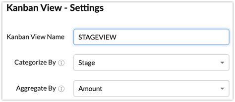 What do the Categorize by and Aggregate by mean in the Kanban view ...