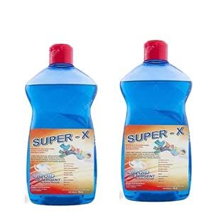 Super-x Top Load Liquid Detergent, Pack Of 2, 1Litre, SE28 : Amazon.in ...