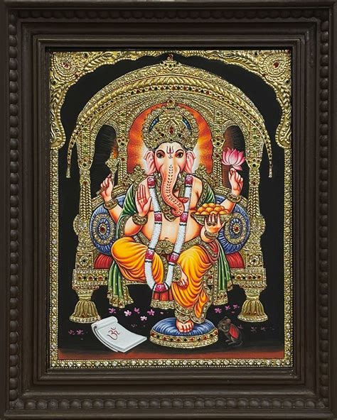 Special Ganesh | Tanjore Painting | Vinayaka Art Gallery | Buy Online