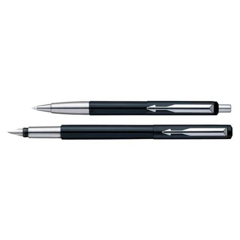 Parker Vector Standard Fountain Pen & Ball Pen Black Colour Body