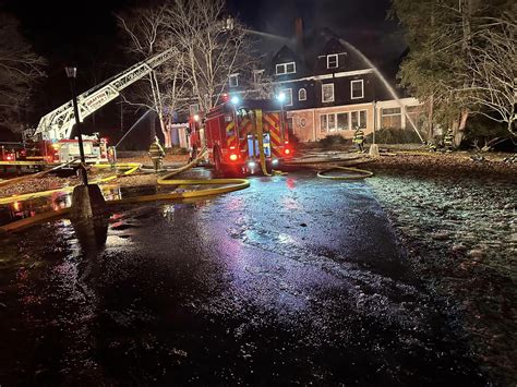 Huge fire at Northbridge's historic Oakhurst Manor in Massachusetts ...