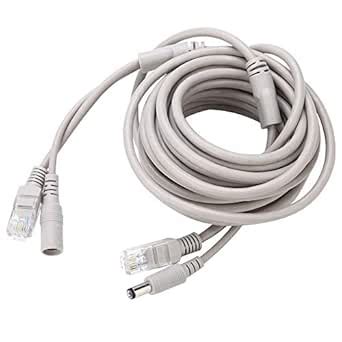 Cat 5 Ethernet Cable, Cat 5 Ethernet Cables Power Extension Two-In-One ...