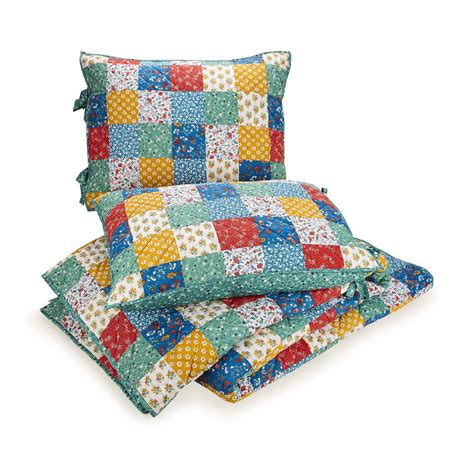 Buy The Pioneer Woman Multi-Color Floral Patchwork Cotton King Quilt ...
