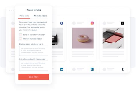 Social Media Moderation Tool for Automated Feeds