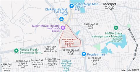Deendayal Nagar, Hyderabad - Map, Pincode, Property Rates, Photos ...