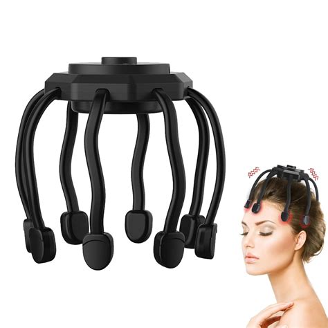 DEAL NUT Electric Head Massager Octopus Scalp Massagers,360 Degree ...