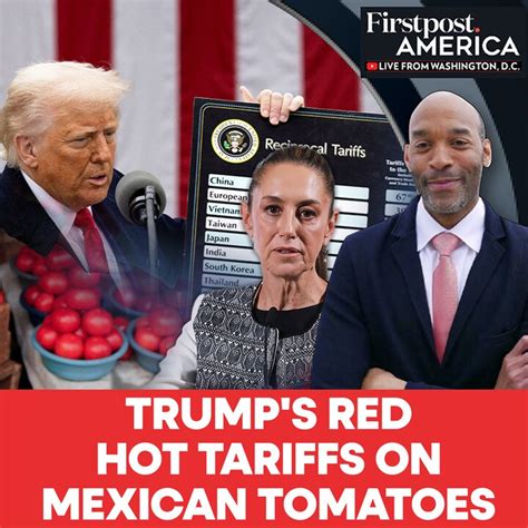 Trump's Red Hot Tariffs on Mexican Tomatoes | Firstpost America | N18G