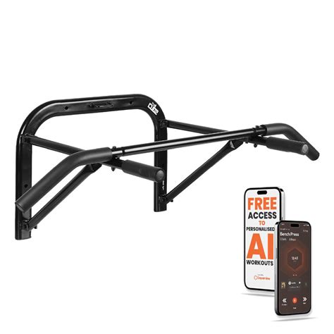 The Cube Club Foldable Wall Mount Pull up Bar Multifunctional Strength ...