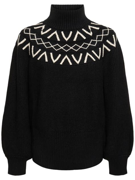 Marcie fairisle yoke knit sweater - Varley - Women | Luisaviaroma