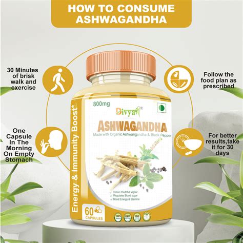 Divya Shree Ashwagandha Capsules (60 Capsules) – Kreate