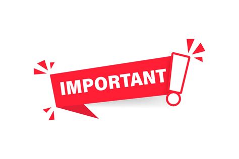 Important Notice Png