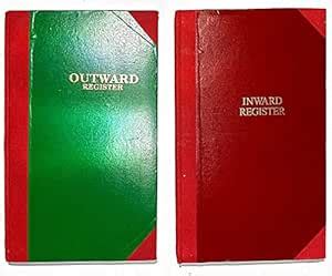 SKY GLORIOUS Inward Outward Register - 70 GSM (Inward/Outward Combo ...