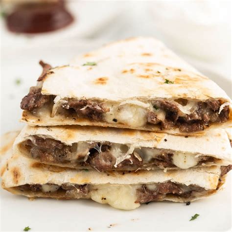 Steak and Cheese Quesadillas - Eating on a Dime