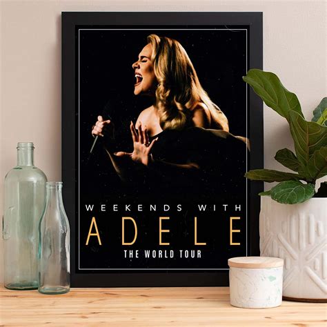 Adele Poster Weekends With Adele The World Tour 2023-2024 Poster