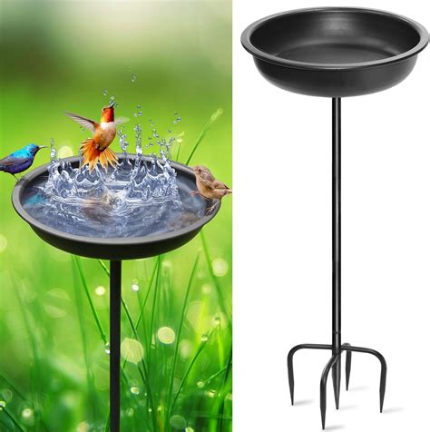 Amazon.com: Gavinjitao Bird Bath for Outside,Garden Detachable Bird ...