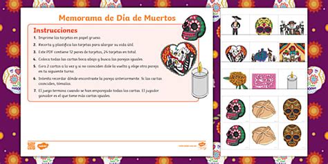 Memorama de Día de Muertos (teacher made) - Twinkl