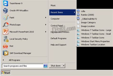 Image result for Recent Items