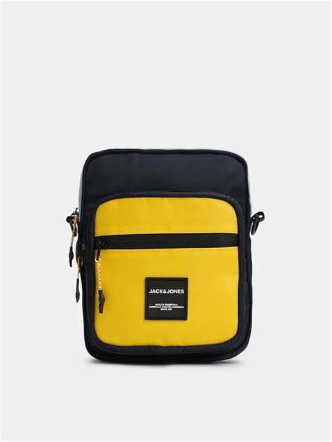 NAVY BLUE COLOURBLOCKED SLING BAG – creaworldwide