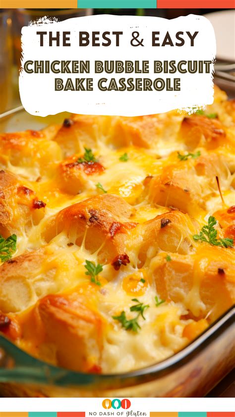 Chicken Bubble Biscuit Bake Casserole Recipe