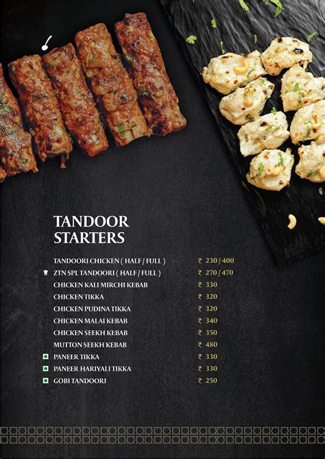 Menu at Zaitoon Restaurant, Vellore, Vellore