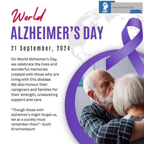 World Alzheimer’s Day – 21 September 2024 | PsySSA
