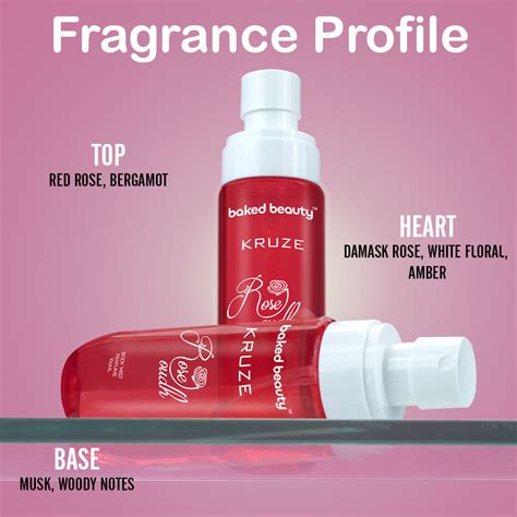 Kruze Rose Oudh Body Mist - 100ml – Baked Beauty