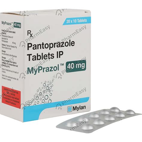 Myprazol 40 MG Tablet (10): Uses, Side Effects, Price & Dosage | PharmEasy