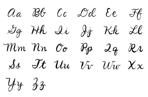 Image result for Script Lettering Alphabet