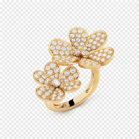 Earring Van Cleef & Arpels Jewellery Gold, ring, love, gemstone png ...