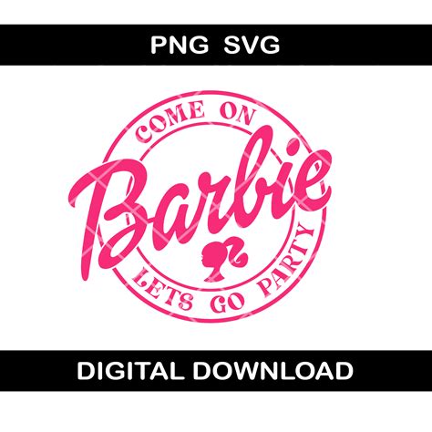 Groovy Come On Barbie Lets Go Party 72123 SVG Digital Files » PeaceSVG