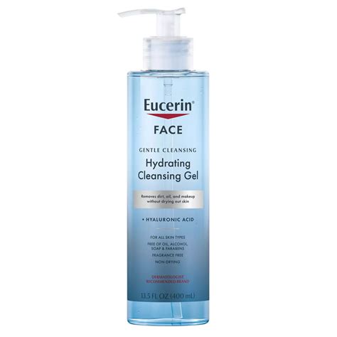 Eucerin Face Hydrating Cleansing Gel - Shop Facial cleansers & scrubs ...